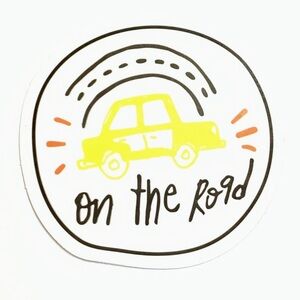 On The Road Vinyl Sticker